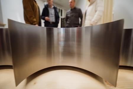 Odprtje razstave Ištvana Huzjana Osnutek za spomenik solidarnosti ob poplavah 2023 (6)